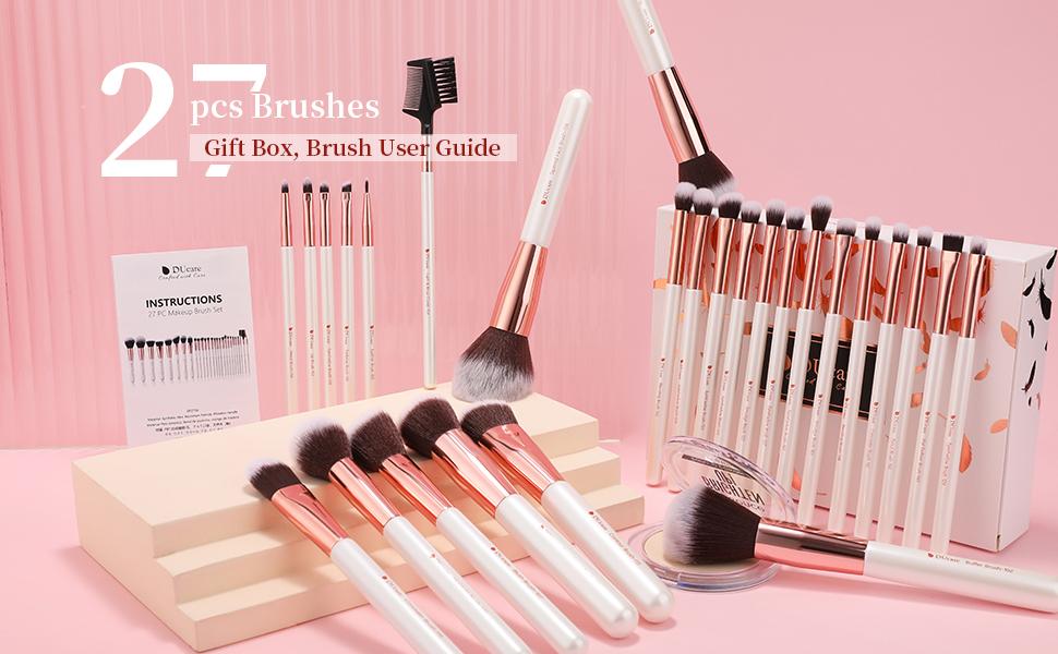 DUcare Beauty makeup brushes white angel pc banner